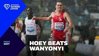 Josh Hoey STUNS Emmanuel Wanyonyi with first DL win in Lausanne 800m - Wanda Diamond League 2025