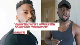 NIGERIAN BLOGS ARE ON A MISSION TO MAKE THE MOST STUPID PERSONS POPULAR |  KLINTONCOD