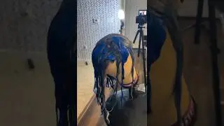 Mermaid Blue !! #shorts #bluewig