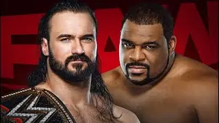 DREW MCINTYRE vs KEITH LEE | WWE RAW