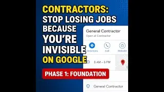 Phase 1: Build Your Foundation &ndash; Google Business Profile Setup for Contractors