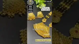 *Micro Gold Mangalsutra Set*Length- 36 Inch #mangalsutra #jewellery #saree #shorts #ashtiasworld