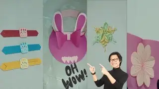 Wao so beautifull craft and art for kids.100000vews..