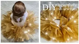 DIY Super Fluffy No-sew Tutu