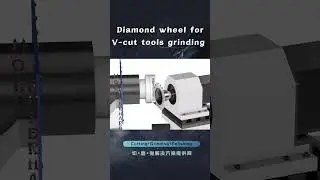Vitrified bond diamond wheel for PCB V-Cut Tool grinding #Vcuttoolgrinding #diamondwheel #PCB