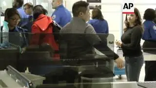 With the holiday travel season underway, the Transportation Security Administration took members of