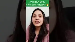 JAIIB Nov 2025 Certificate Released By IIBF #jaiib #jaiibnov2025 #jaiibcertificate