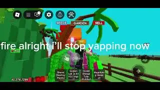 grow a garden gamplay with text to speech first video!