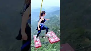 Bungee Jumping With Rope In Beautiful Place:Asmr Bungee Jumping