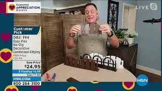 EasyFlex NoDig Decorative Picket Fence Landscape Edging