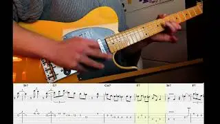 Sunday Blues&bull;&bull; | Matt Schofield - Everything Guitar Solo (with tab)