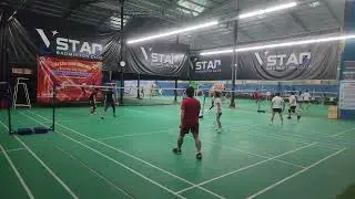 0901 [CLVK ]🤾&zwj;♂️ GUN / C Điệp PH 🏸 B&igrave;nh Th/ Thu  - HAPTHY Badminton - S&acirc;n Cầu l&ocirc;ng Vstar