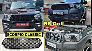 Scorpio Classic RS Grill Piano Black 💥 Full Installation video 🔥📞 8368113907