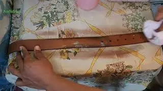 C&oacute;mo limpiar cintur&oacute;n de cuero con thinner #audistreetvlog 