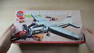 Airfix 1/72 scale Bristol Superfreighter unboxing + quick review
