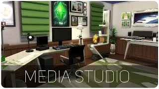 Media Influencer Studio | The Sims 4 Build (Repurposed Bedroom)
