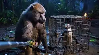 Camp on the forest #cartoon #monkey #funny #viral #animals #english #memes @Highlight 