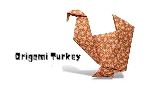 Fun & Easy Turkey for Thanksgiving 2025 Decoration craft Easy Origami Turkey Tutorial for kids