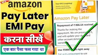 Amazon Pay Later की EMI कैसे Pay करें | How to Pay Amazon Pay Later Monthly EMI | Amazon Pay Later
