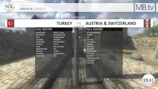 [NC2016] Group B - Week 1 | Turkey vs Austria & Switzerland #NC2016