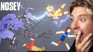 Реакция на схватку Фредди и Спрингтрапа в People Playground