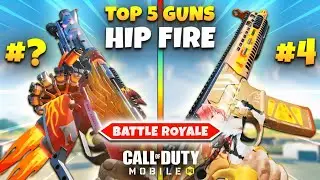 Top 5 Best HIP FIRE Guns In Battle Royale | Best Hip Fire Gunsmith Builds For BR | COD Mobile