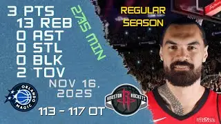Стивен Адамс: лучшие моменты игры против MAGIC 16.11.2025 РЕГУЛЯРНЫЙ СЕЗОН НБА
