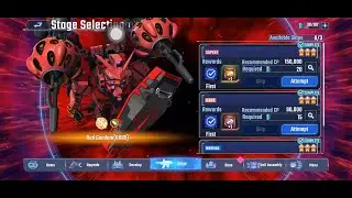SD Gundam G Generation ETERNAL : Fierce Enemy Assault - Red Gundam(0085) | Expert | Auto