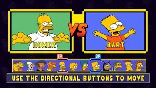 The Simpsons Wrestling All Characters [PS1]