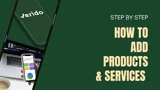 How to setip products in Verido