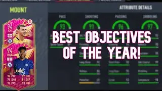 BEST OBJECTIVES THIS YEAR! FIFA 22 - FUTTIES MOUNT & JAMES OBJECTIVE PLAYER REVIEW