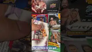 Opening a Wrestling Pack day 10 WWE CARDS #wwecards #wwe #toppswwe #sportscards #series