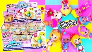 Shopkins Happy Places Toys FULL Case! Kids Surprise Toy Video, Petkins Shopkins Limited Edition Hunt
