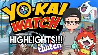 THIS GAME IS AWESOME!!! (BOSS FIGHTS) | Yokai Watch Demo Stream Highlights