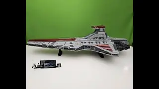 Lego 75367 Star Wars UCS Venator Class Republic Attack Cruiser build @ 10k speed