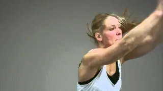 A Gymnast's Backflip in Slow Motion