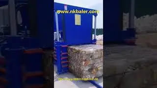 semi-automatic baling press machine