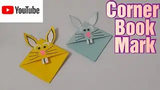 BOOKMARKS //Easy Origami Bookmark Corner - How to make a Corner Bookmark DIY #origami #handmade