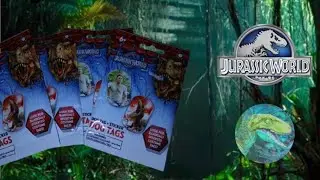 Jurassic World Dog Tags Review 2015 Bulls-i Toys