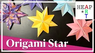 Moderato Origami - Eight-Point Star by Dr. James M. Sakoda