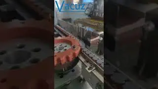 Vacuz Axial Choke Drum Core Inductor Coil Automatic Needle Winding Soldering Tube Inserting Machine