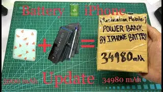 Restoration And Update Power Bank By Battery iPhone | How To Make Power Bank With Battery iPhone 6+