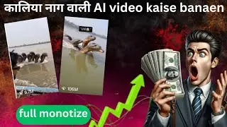 Kaliya Naag AI Video Ka Raaz | Viral AI Snake Video Full Process✅ Kaliya nag wali video kaise banaen