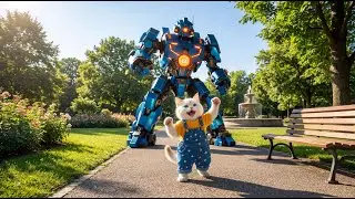 🐱🤖 Tiny Hero! A Brave Kitten&rsquo;s Homemade Mecha Saves His Father #catstory #cat #kittenstories
