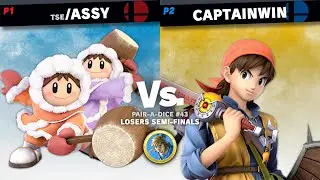 Pair A Dice #43 / TSE | ASSY (Ice Climbers) Vs. CaptainWin (Hero) (Losers Semis)