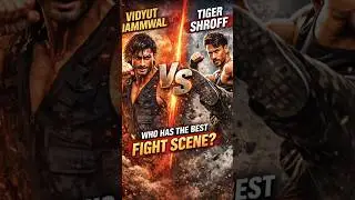 Vidyut Jammwal vs. Tiger Shroff: Who has the best fight scene #edit #shorts #trending #youtubeshorts