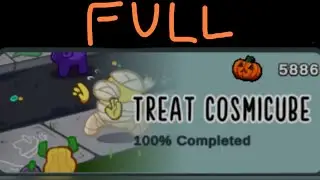 Buying the Treat Cosmicube and playing with its cosmetics | Among Us | Halloween Special