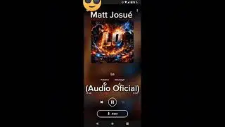 Matt Josu&eacute; - Lo (Audio Oficial) #rap #hiphop #electronic #intenso