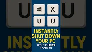 Shut Down PC Instantly with This Secret Shortcut! 🔥💻 #Shorts #WindowsShorts