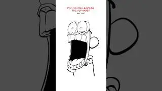Alphabets! 😁 (Animation Meme) #shorts